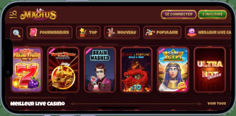 Découvrez les Grands Jeux et les Exclusivités de Magius Casino en Ligne en